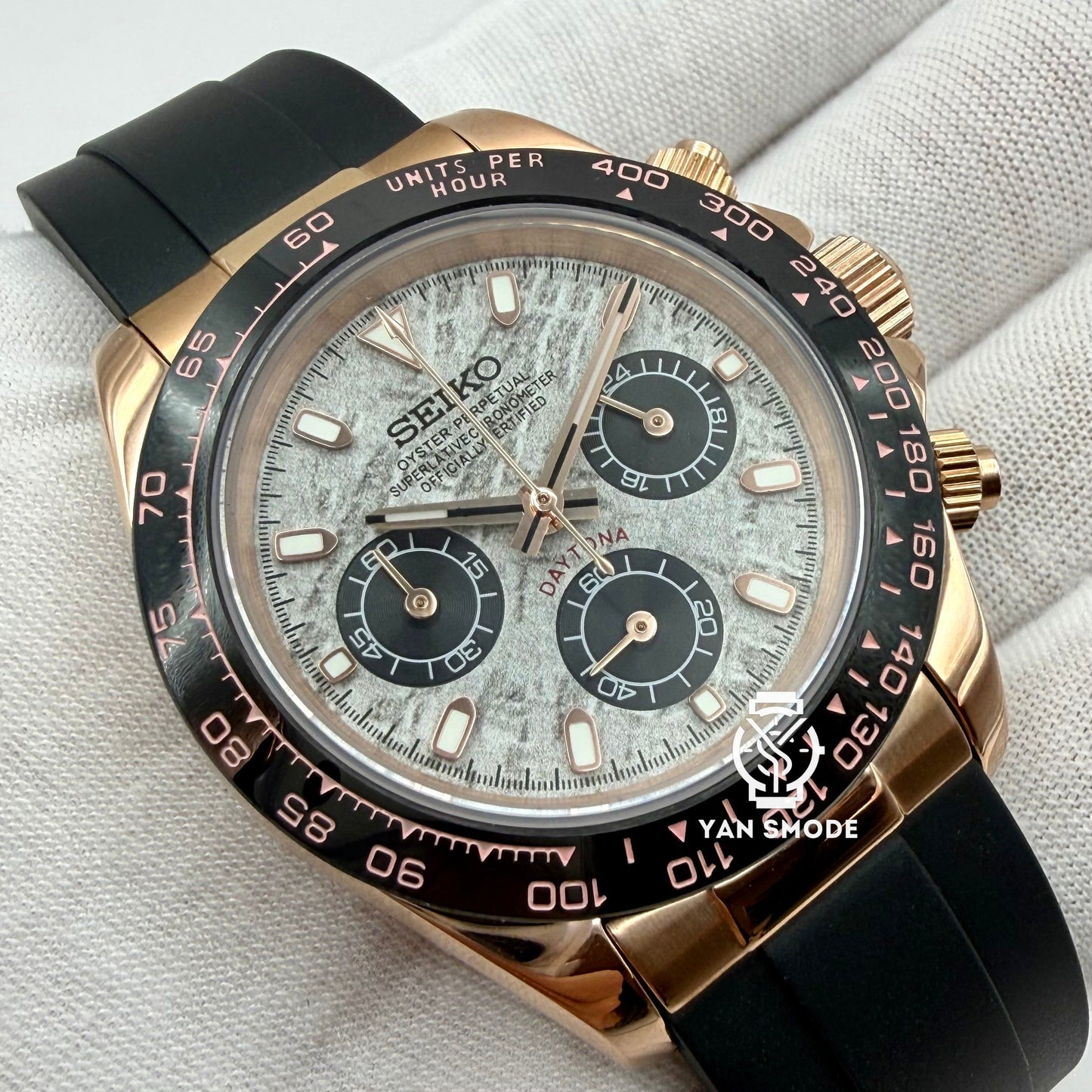 Daytona Or Rose Noir Météorite