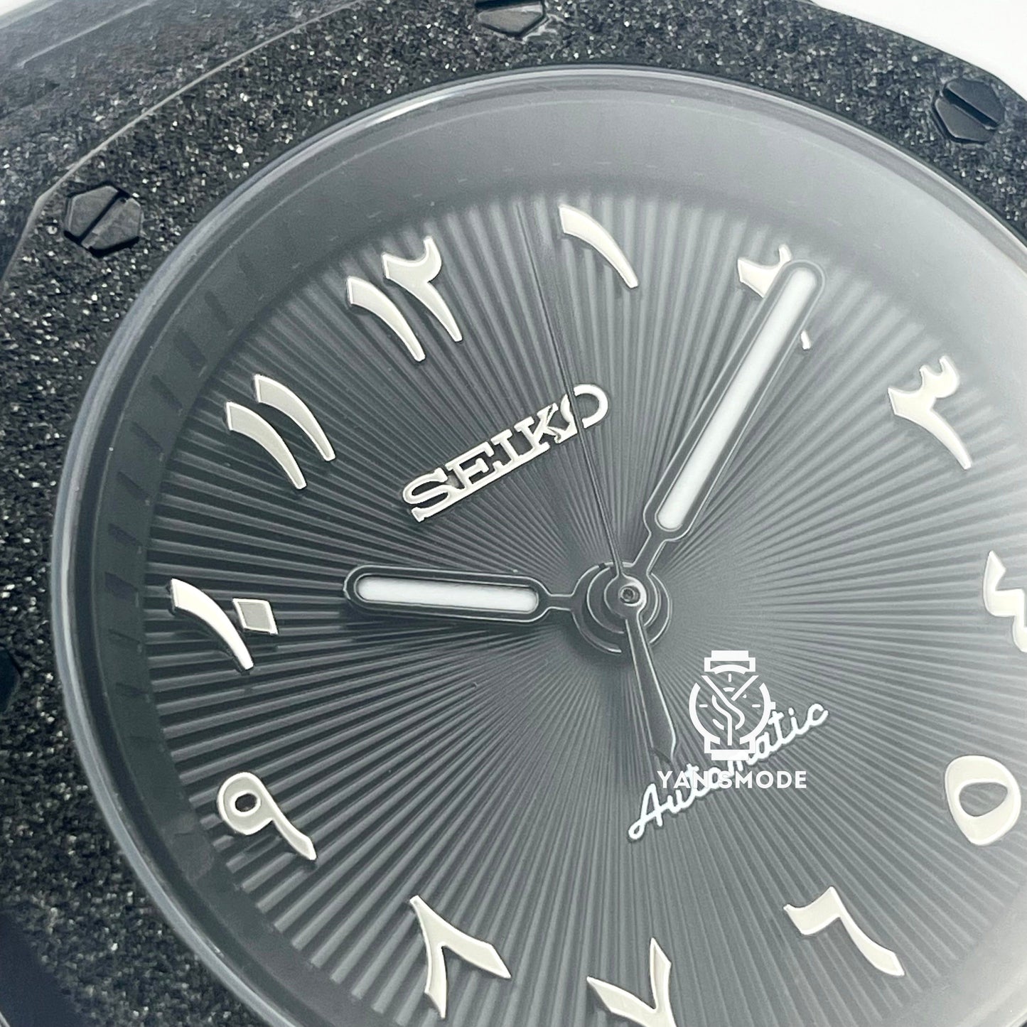 Royal Oak Brilliant Black Arabic Dial Black 