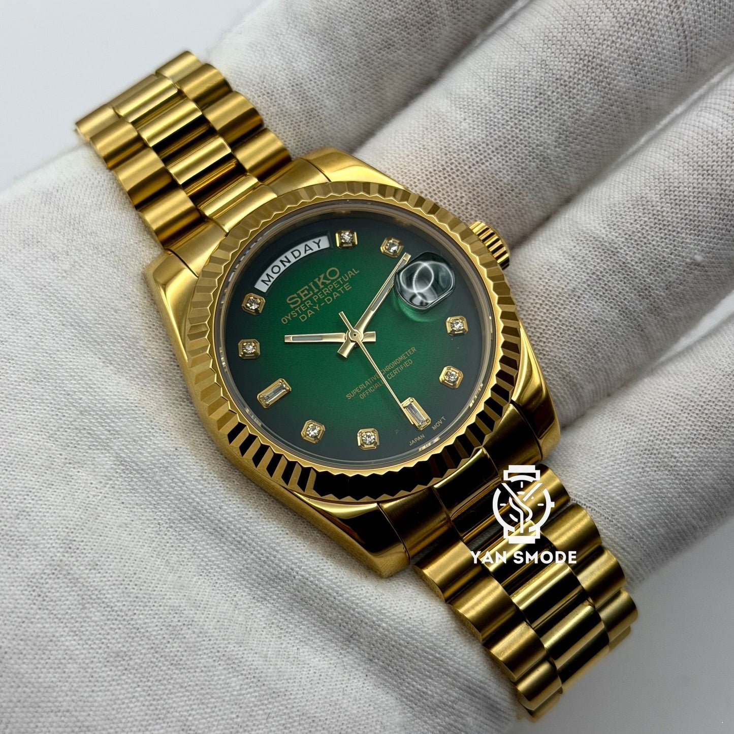 Day Date Or Jaune Verte