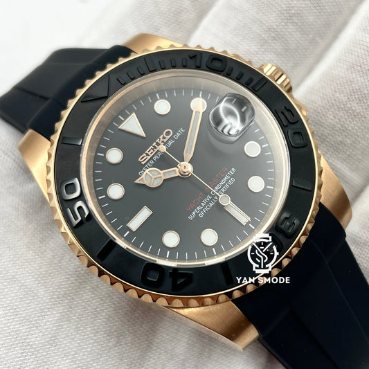 Yacht Master Noire Or Rose