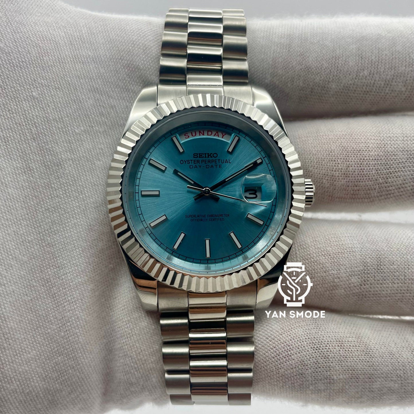 Day Date Bleu Clair
