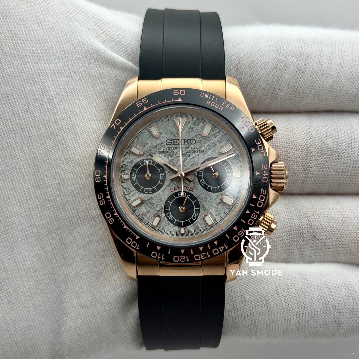 Daytona Or Rose Noir Météorite