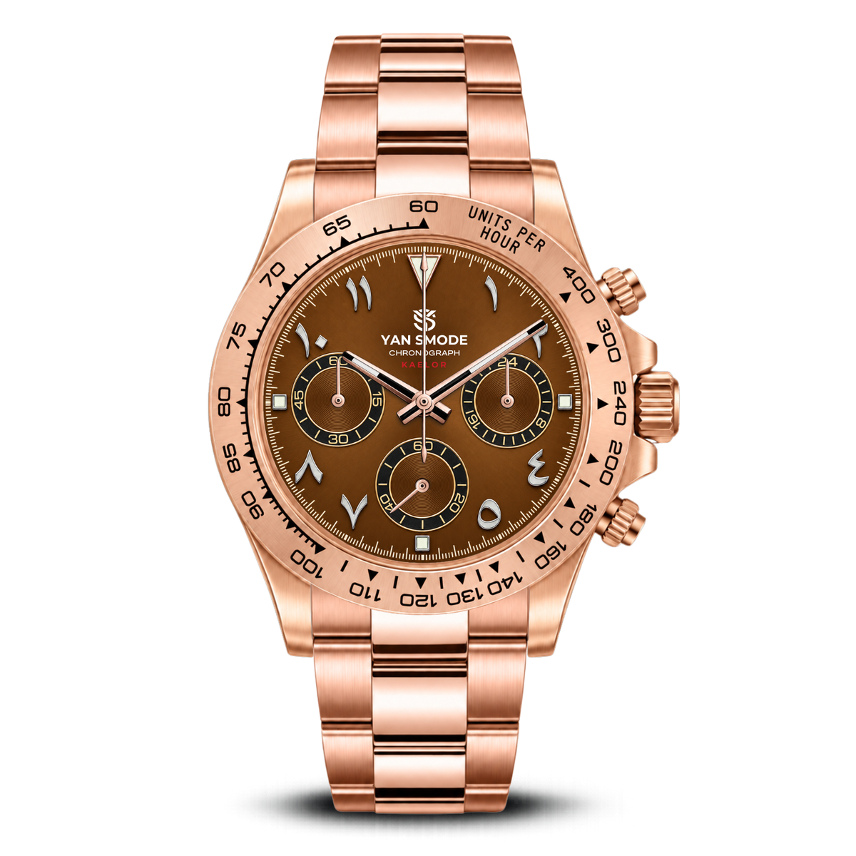 Kaelor Or Rose Arabic Dial Marron