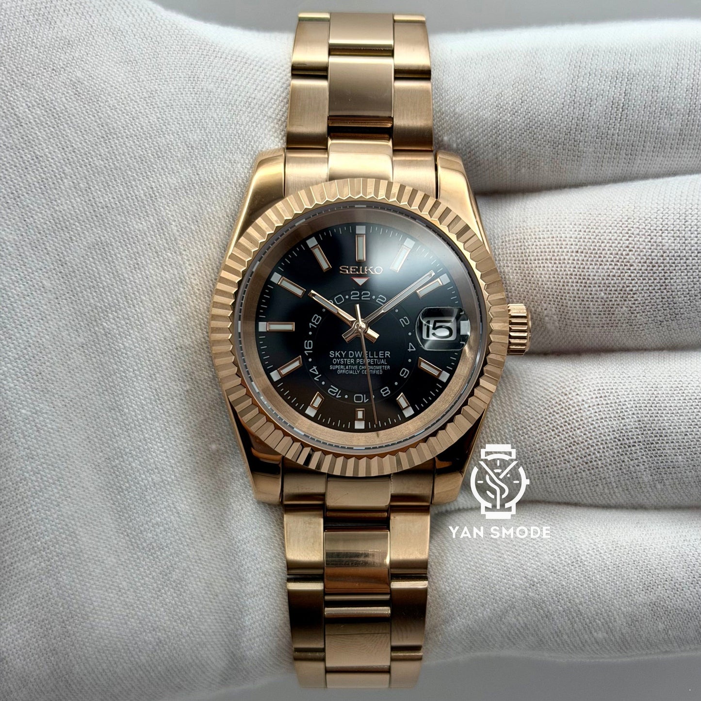 Sky Dweller Or Rose Noir