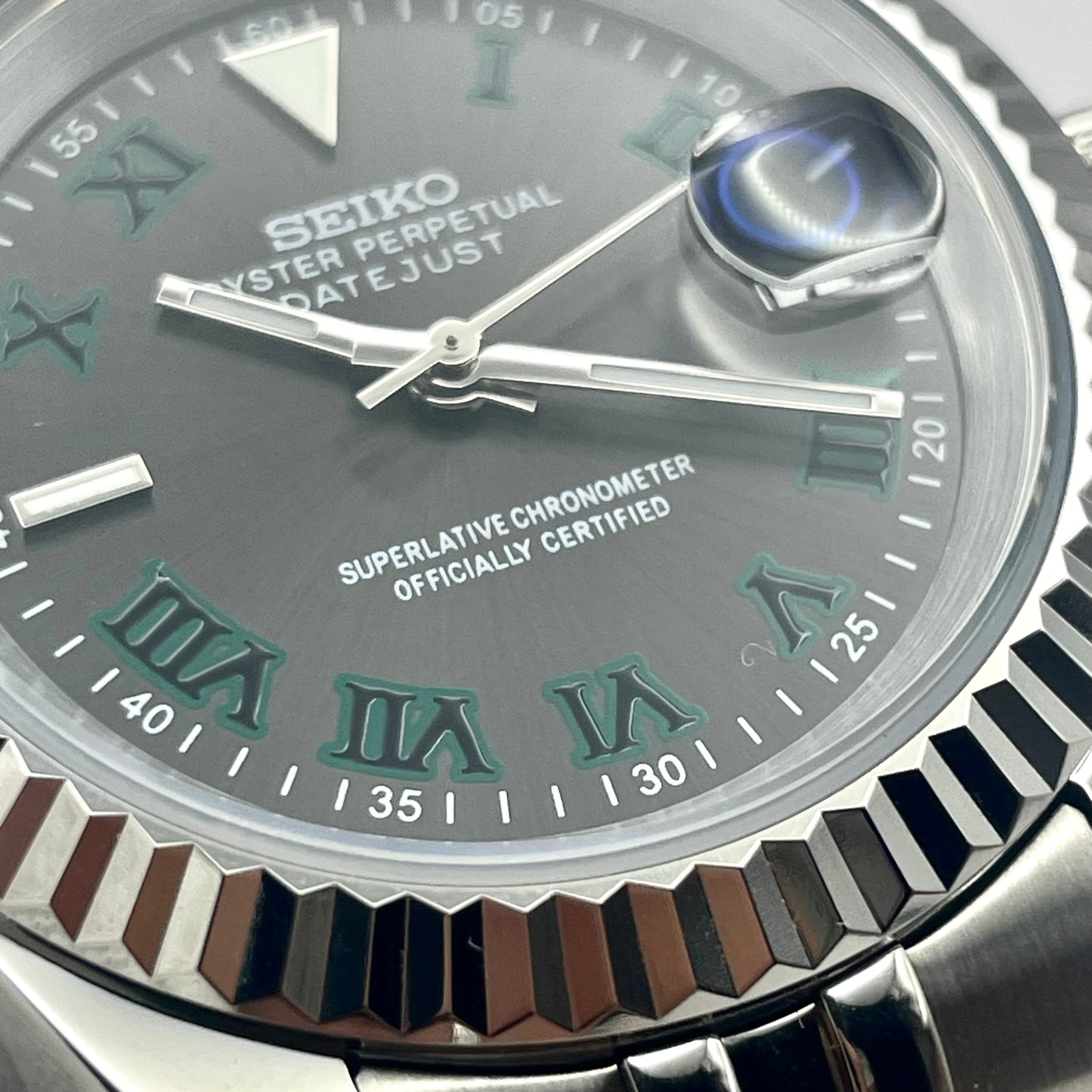 Seiko Mod Date Just Wimbledon