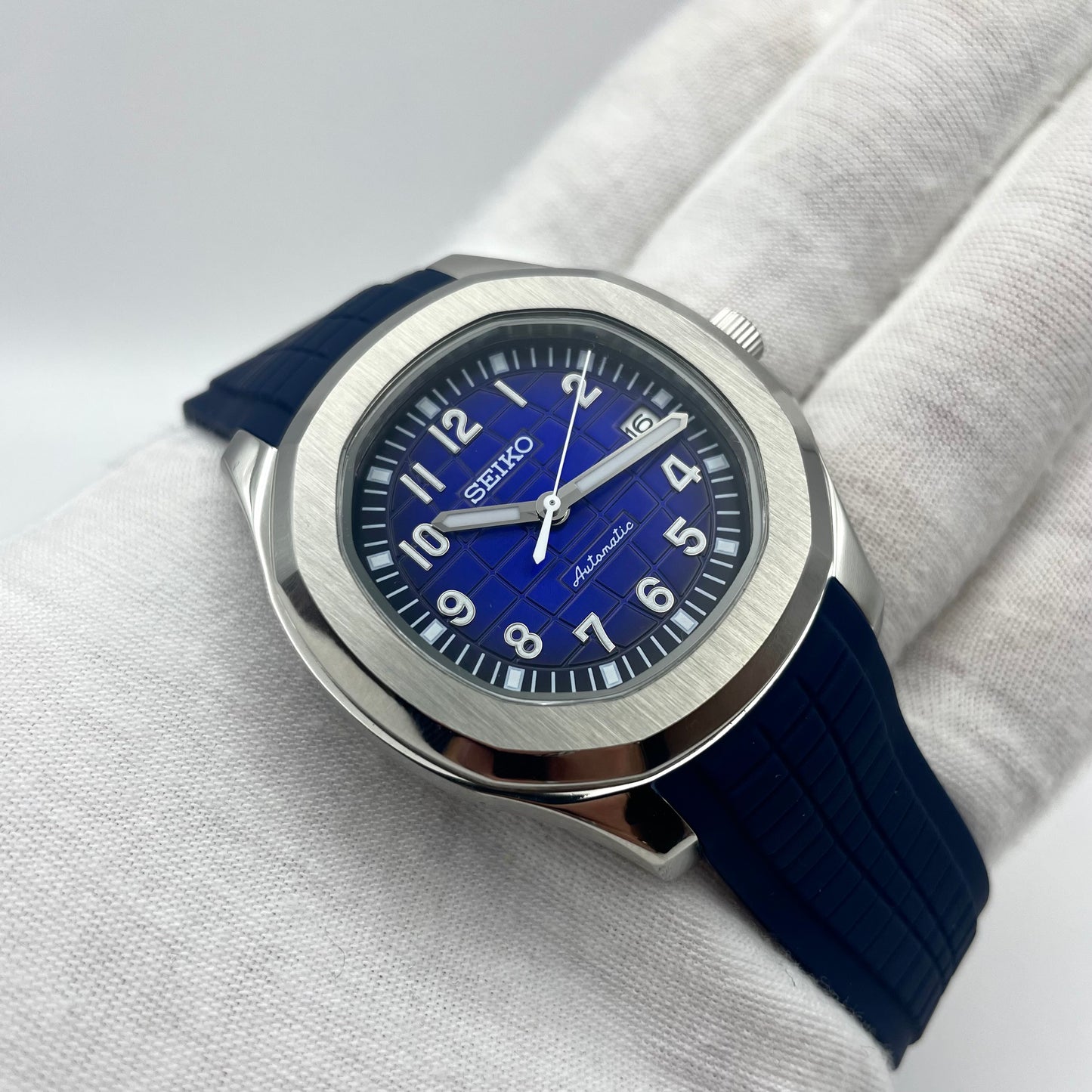 Seiko Mod Aquanaut Bleu