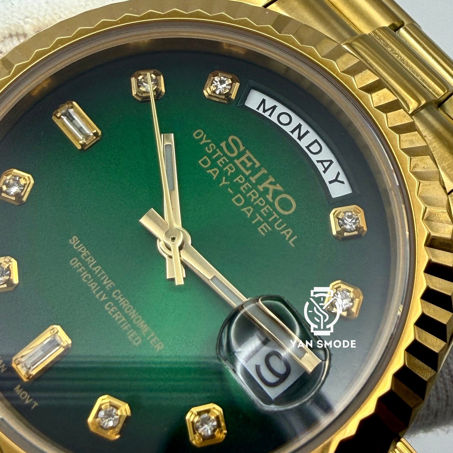 Day Date Or Jaune Verte