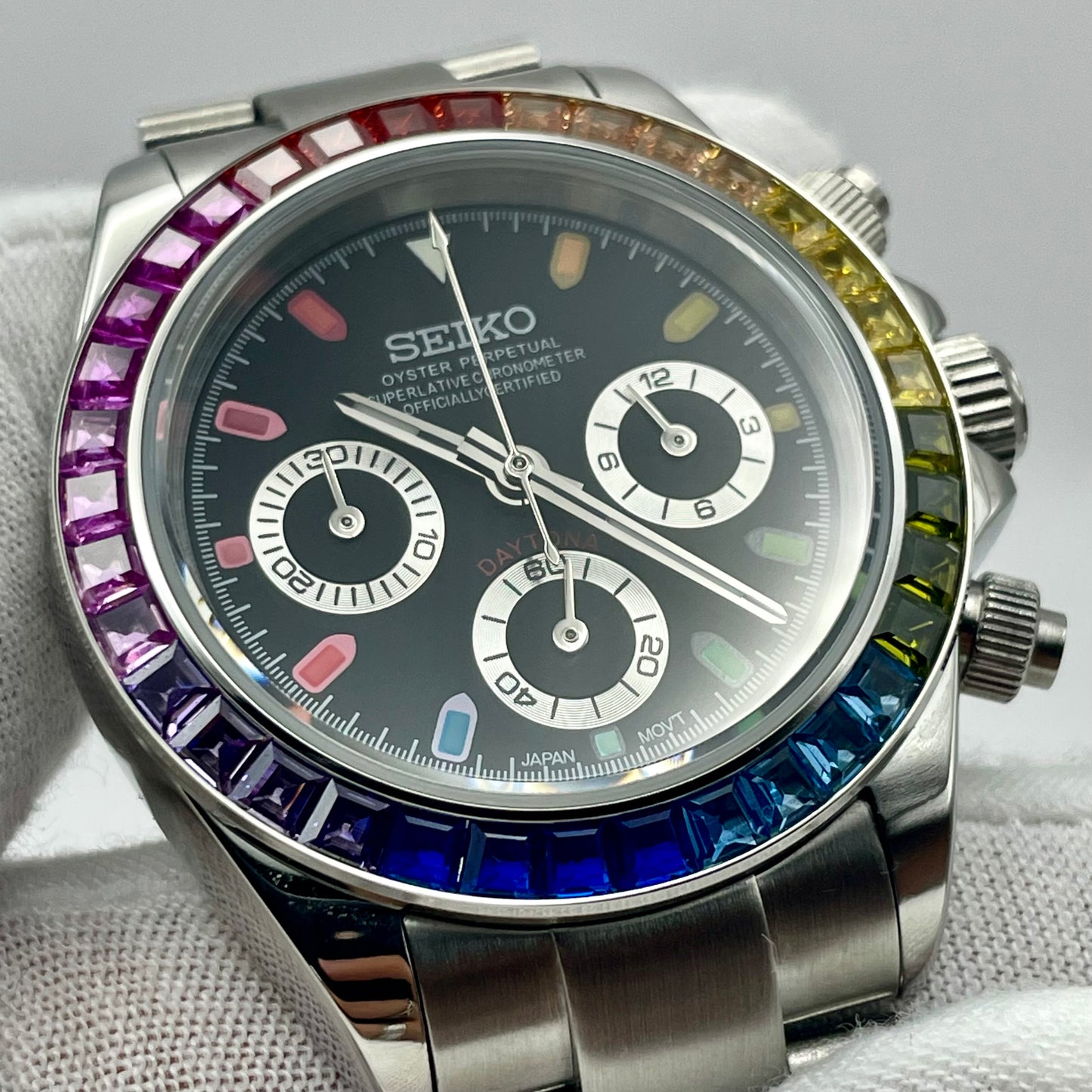 SeikoMod Daytona White