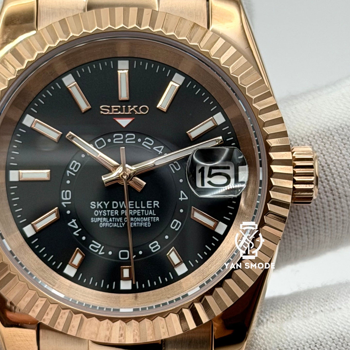 Sky Dweller Or Rose Noir