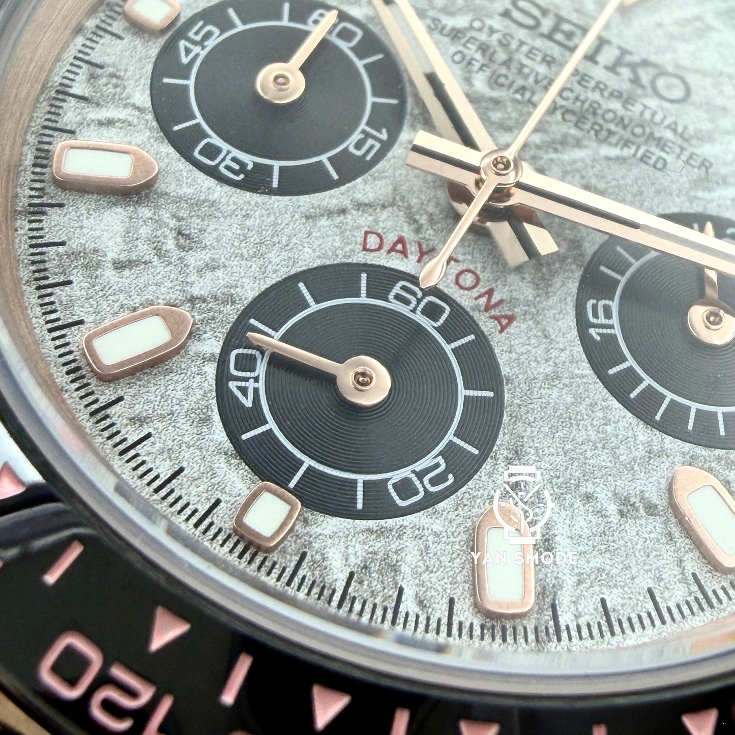 Daytona Or Rose Noir Météorite