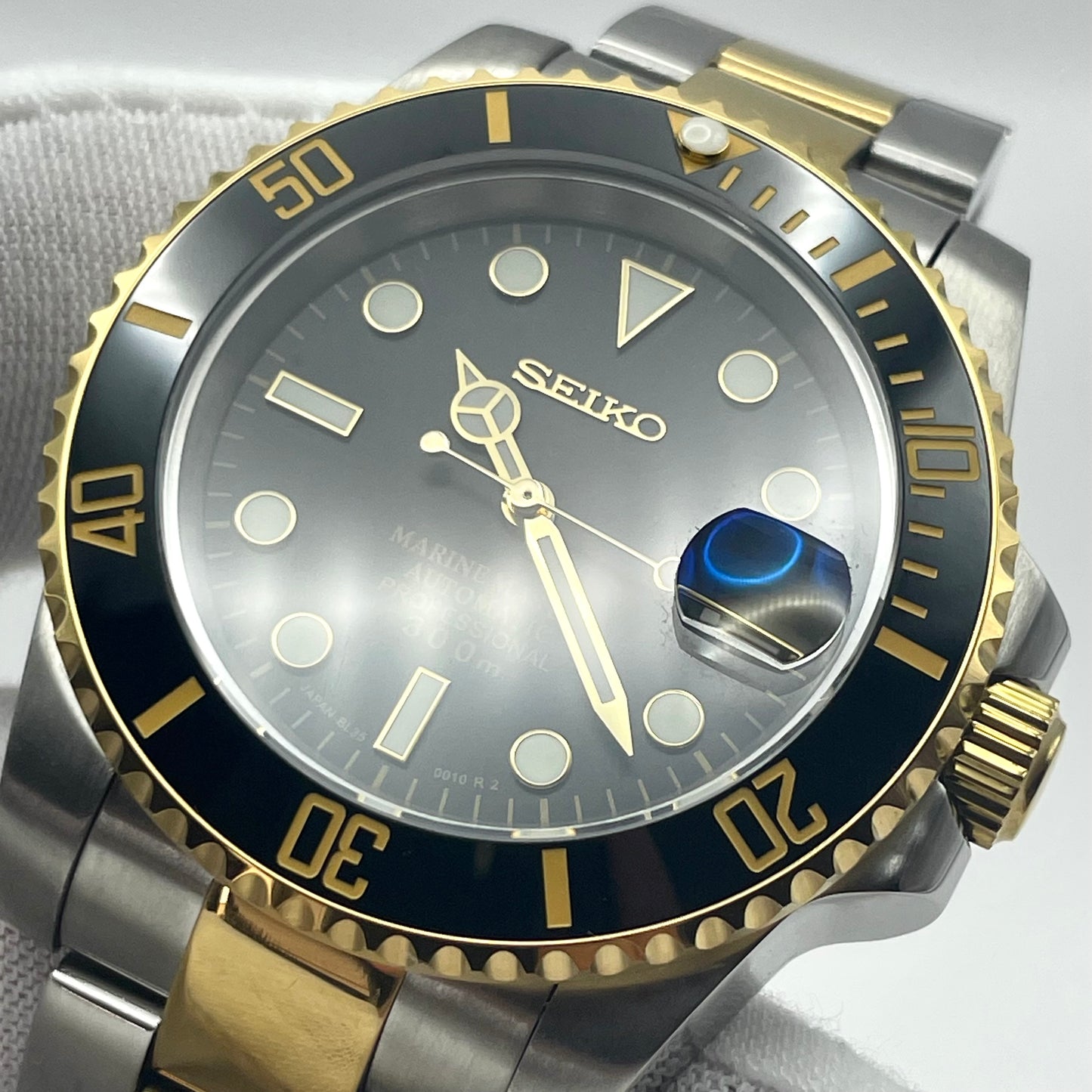 SeikoMod Submariner Black