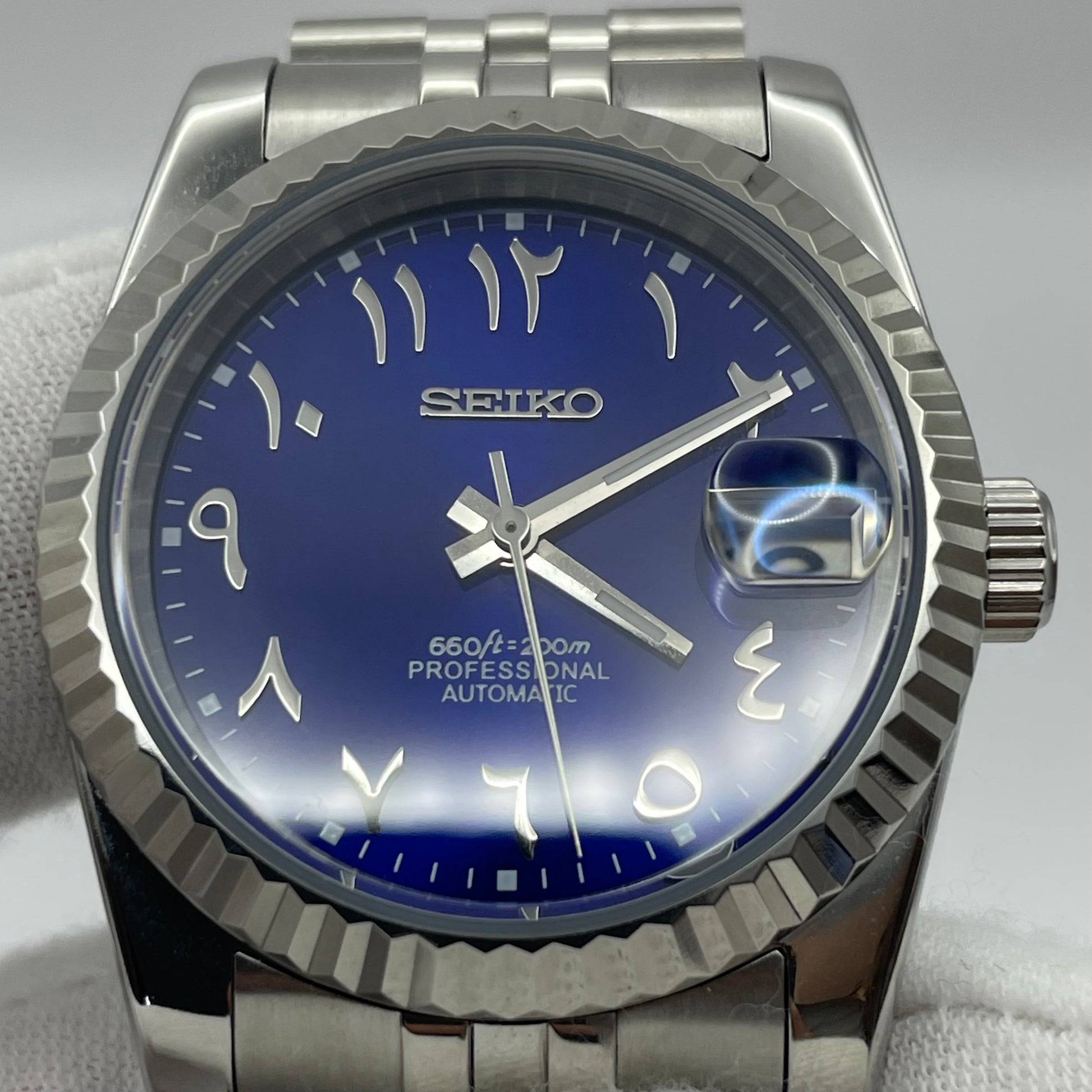 SeikoMod Arabic Dial Bleu Marine - Yan Smode