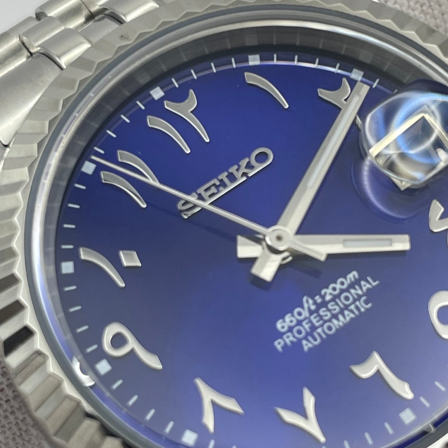 SeikoMod Arabic Dial Bleu Marine - Yan Smode