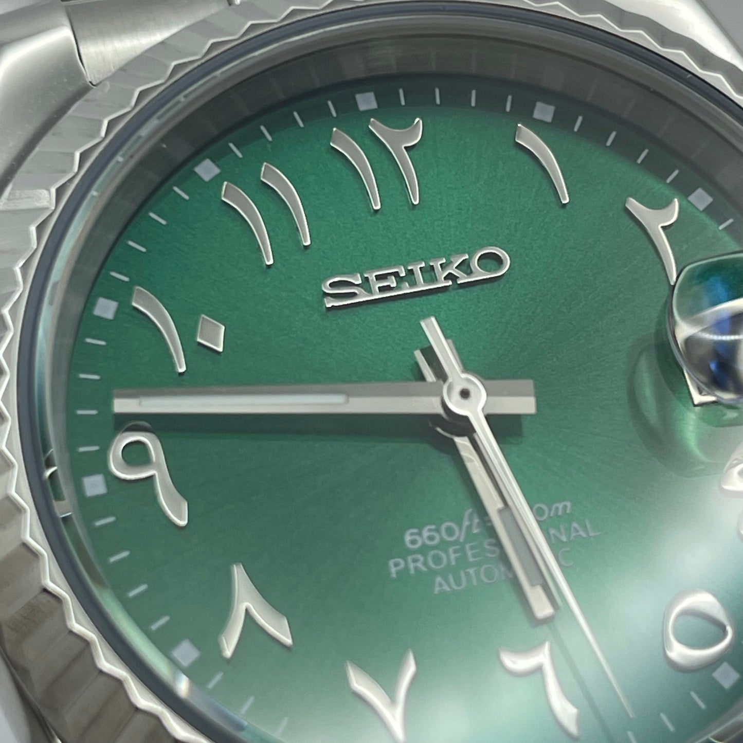 SeikoMod Arabic Dial Verte - Yan Smode