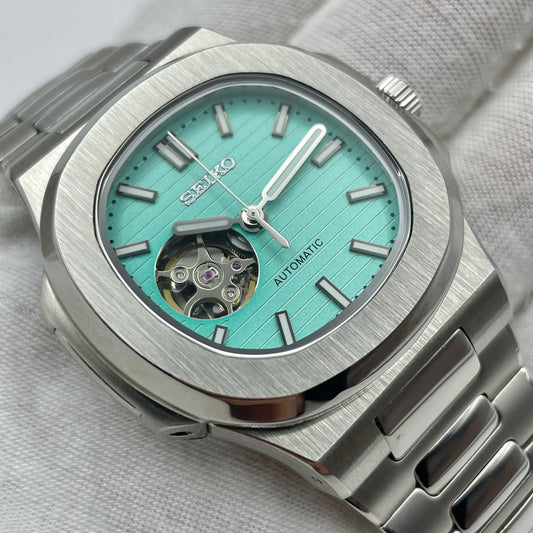 SeikoMod Nautilus Tiffany Ouverte - Yan Smode