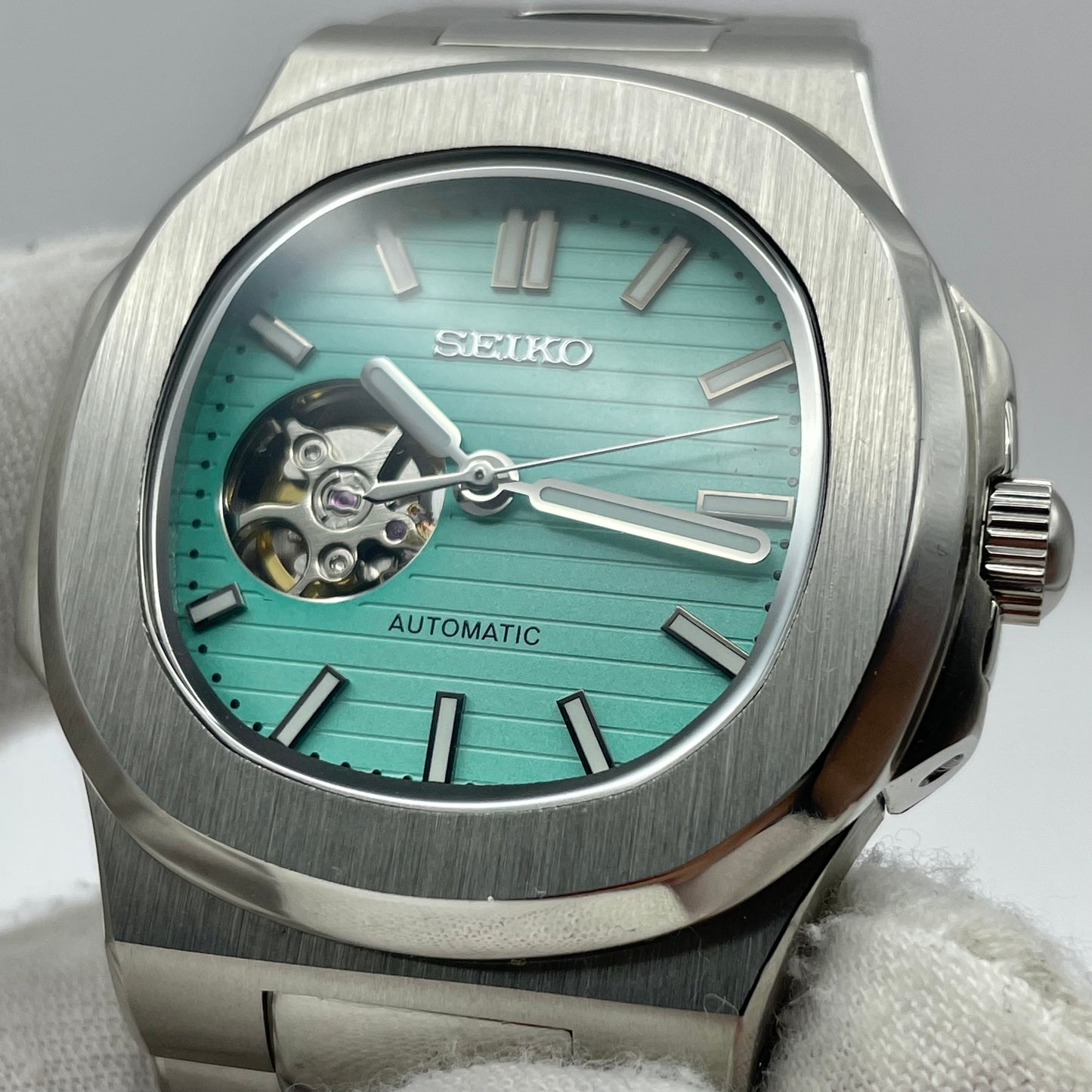 SeikoMod Nautilus Tiffany Ouverte - Yan Smode