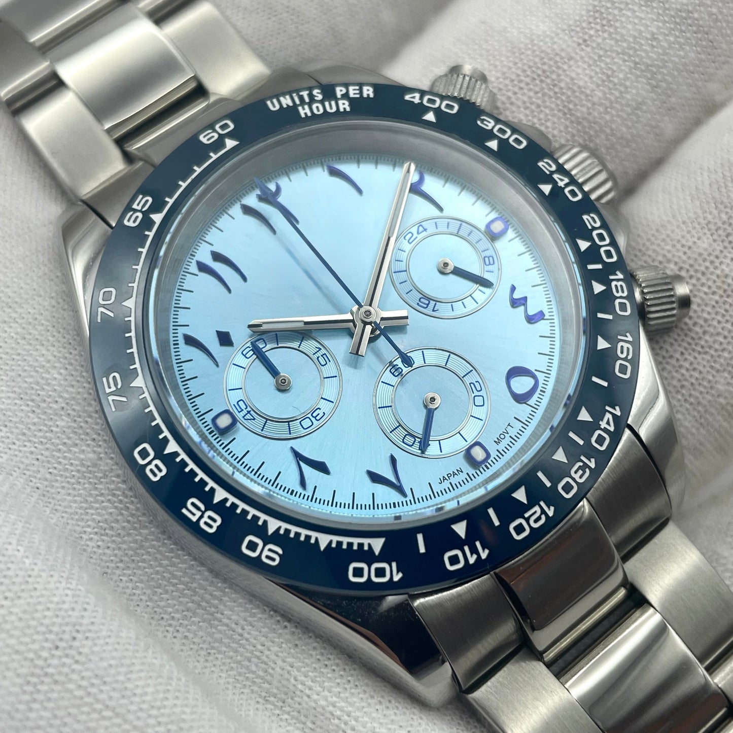 Lorena Arabic Dial Bleu Clair