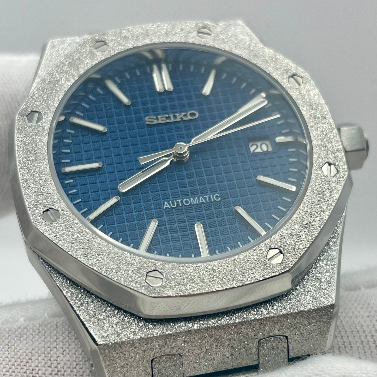 SeikoMod Royal Oak Brillante Bleu Foncé - Yan Smode