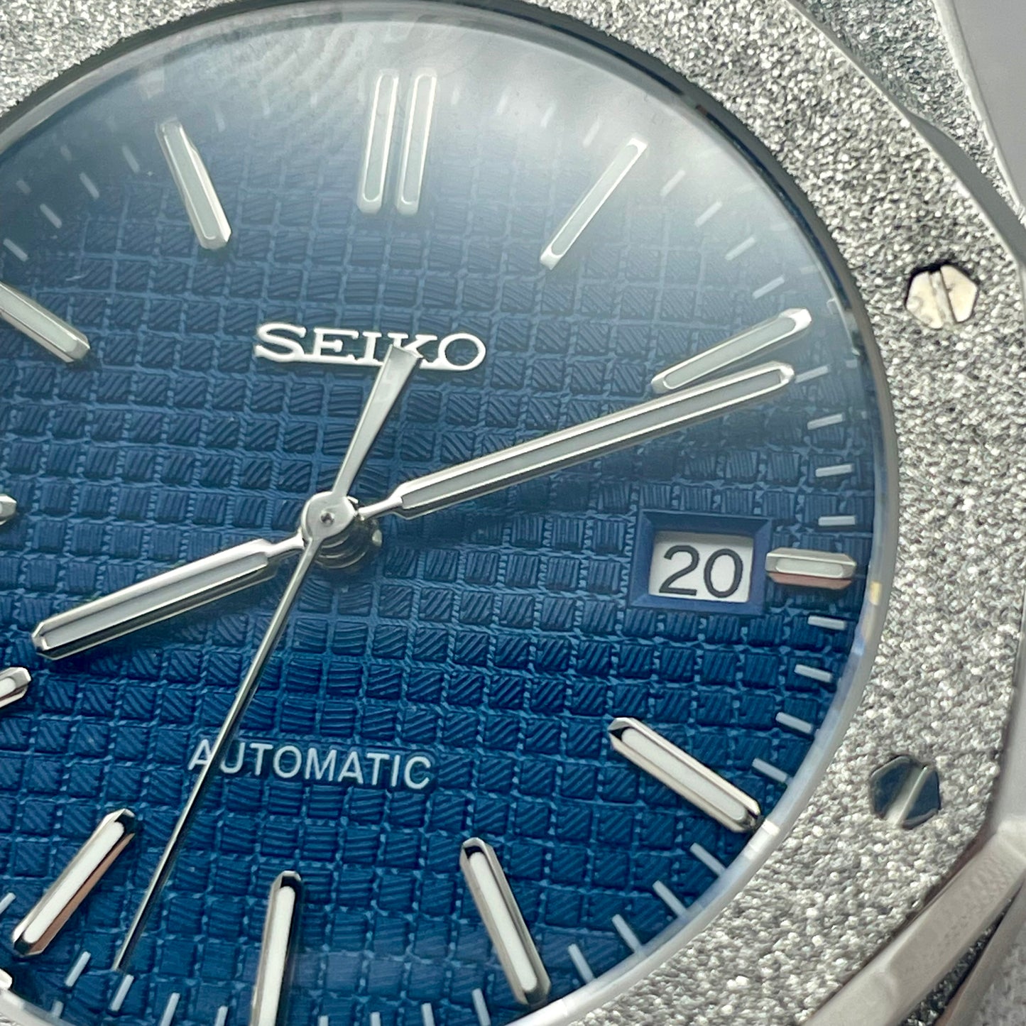 SeikoMod Royal Oak Brillante Bleu Foncé - Yan Smode