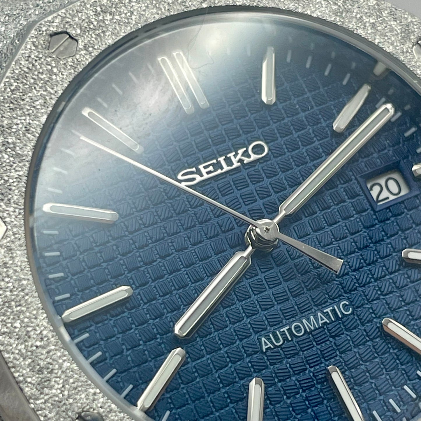 SeikoMod Royal Oak Brillante Bleu Foncé - Yan Smode