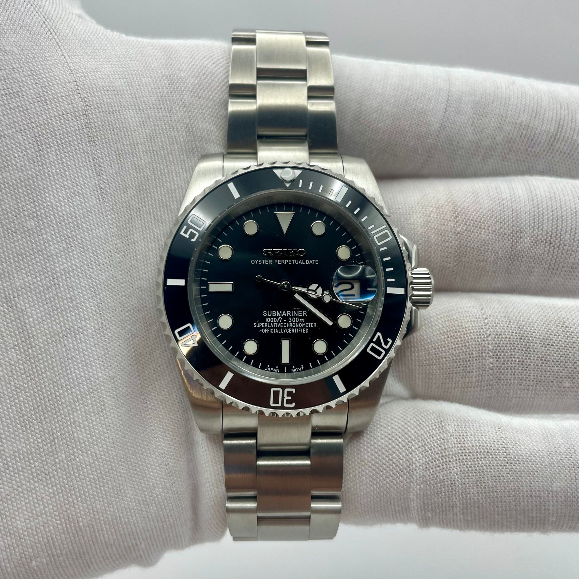 SeikoMod Submariner Noire - Yan Smode