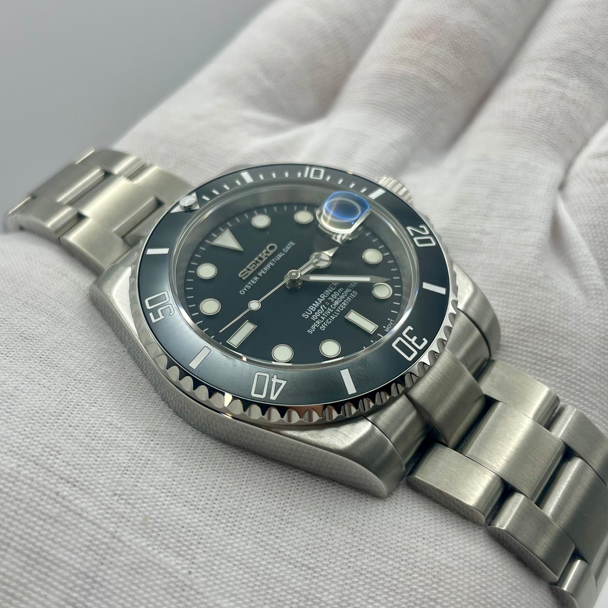 SeikoMod Submariner Noire - Yan Smode