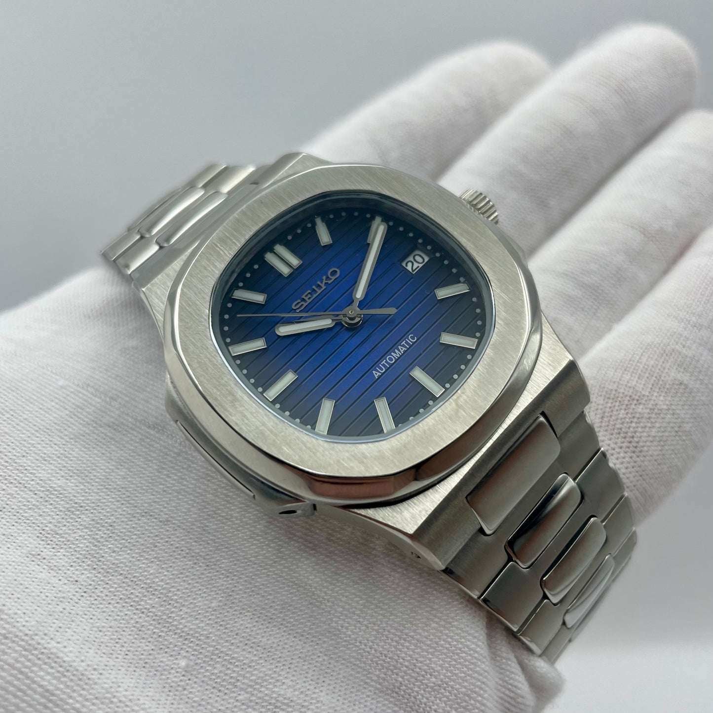 SeikoMod Nautilus Bleu Nuit - Yan Smode