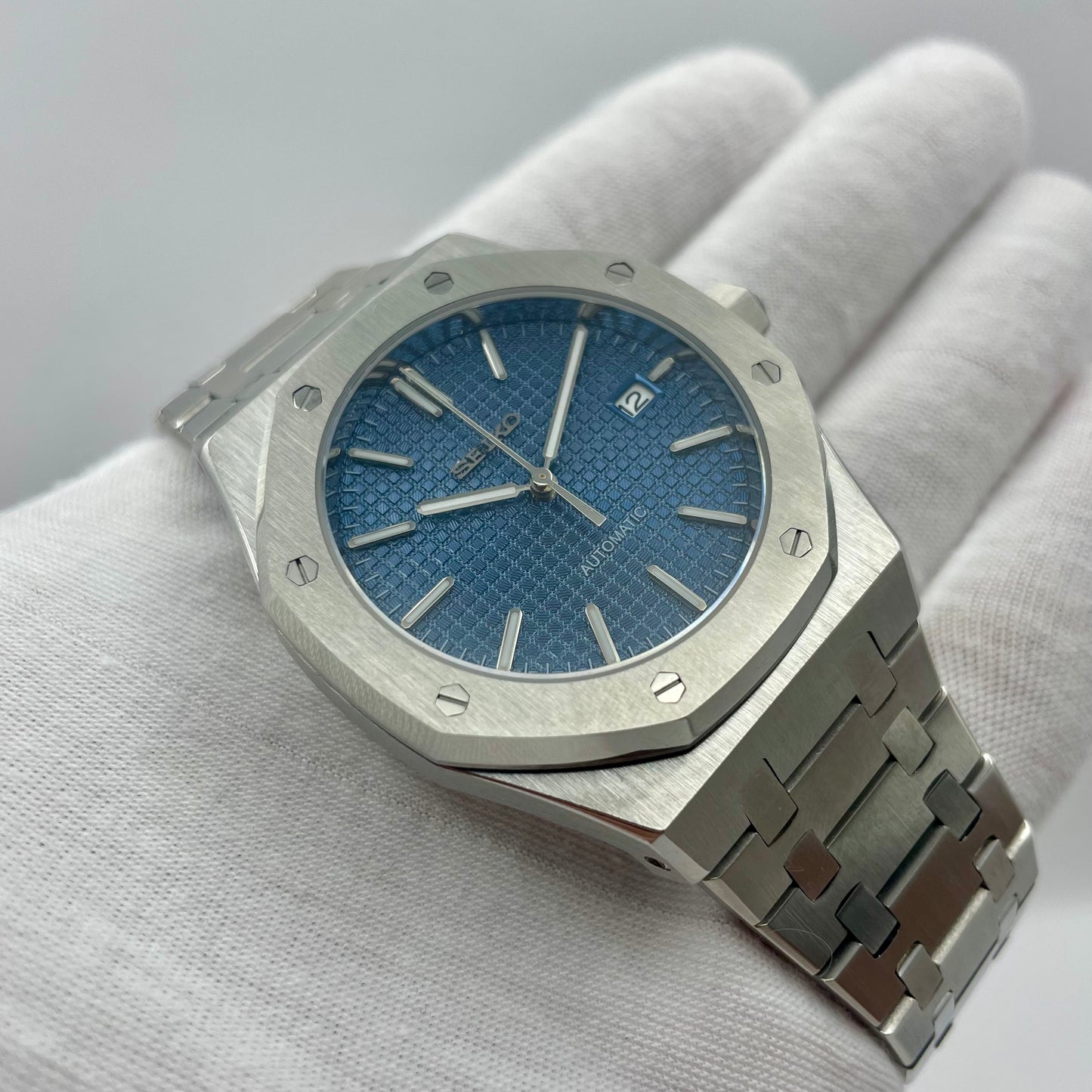 SeikoMod Royal Oak Bleu Foncé - Yan Smode