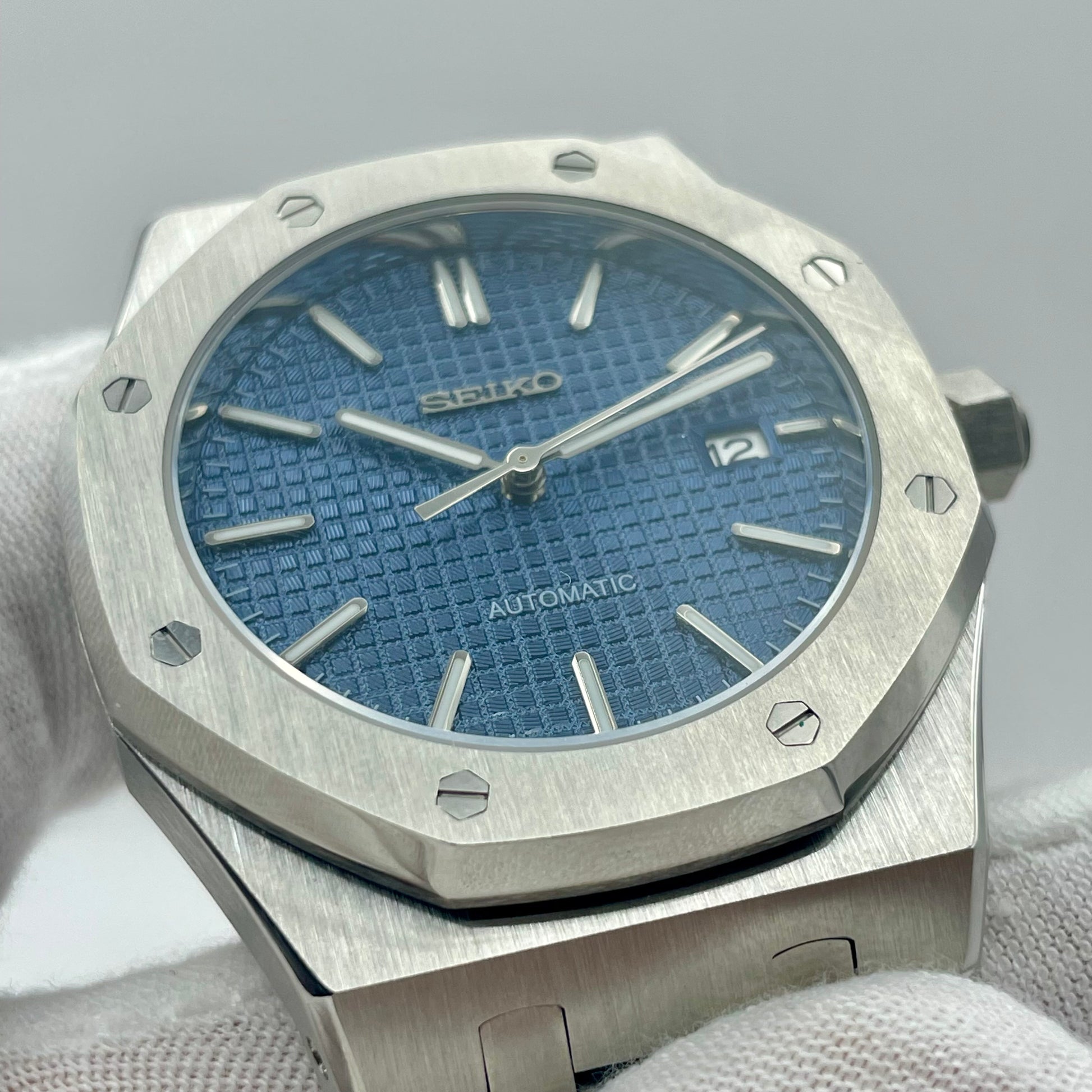 SeikoMod Royal Oak Bleu Foncé - Yan Smode