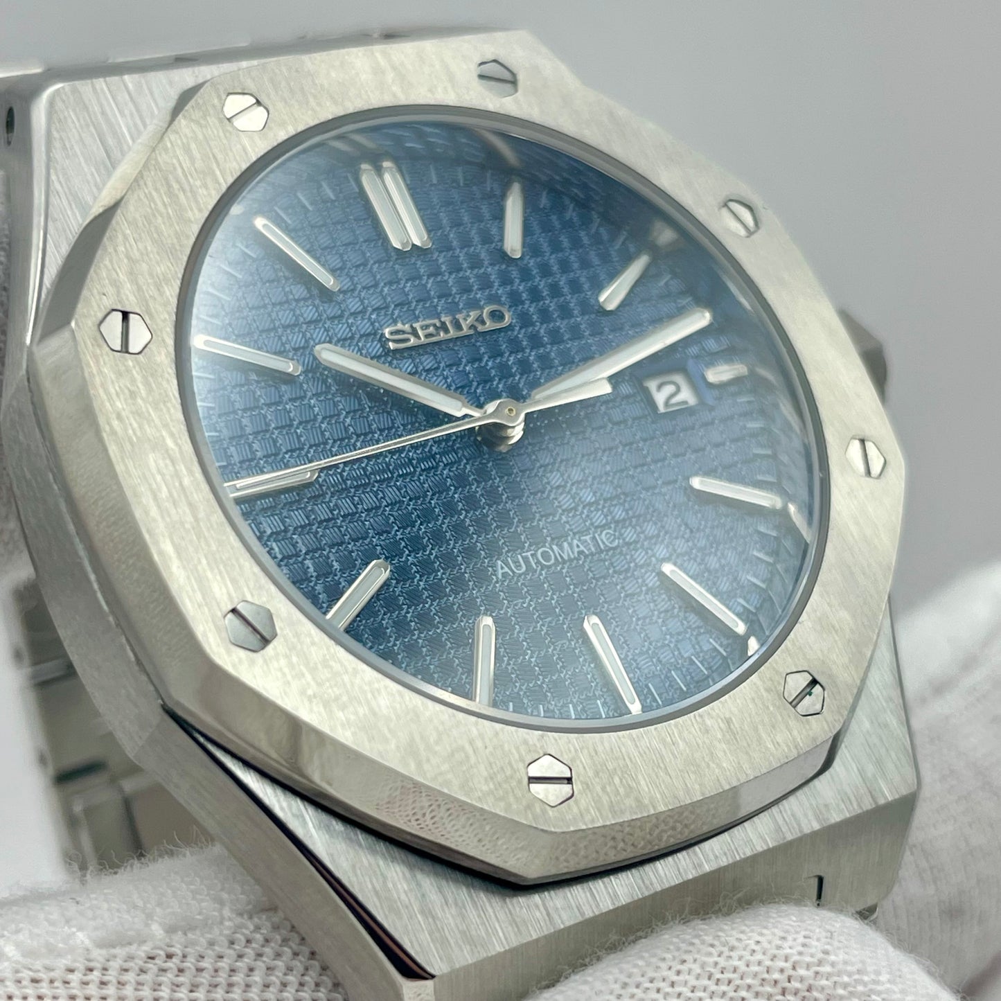 SeikoMod Royal Oak Bleu Foncé - Yan Smode