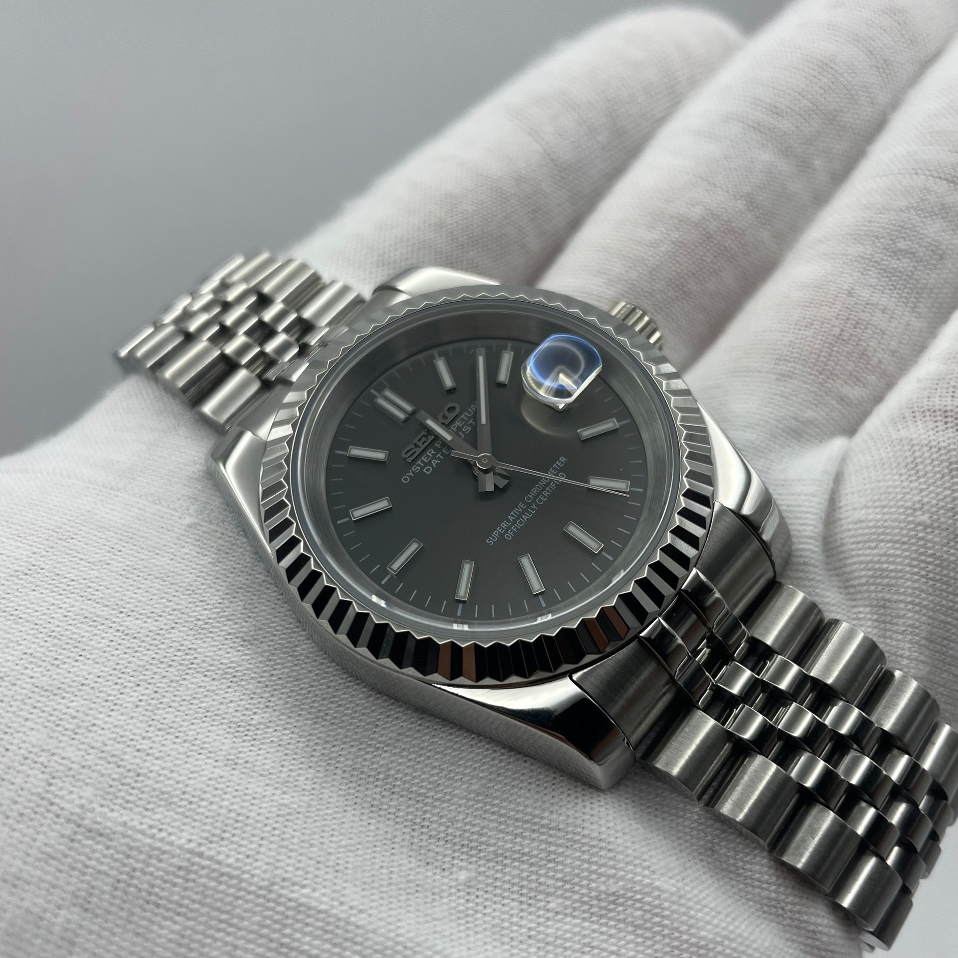 SeikoMod DateJust Noire - Yan Smode