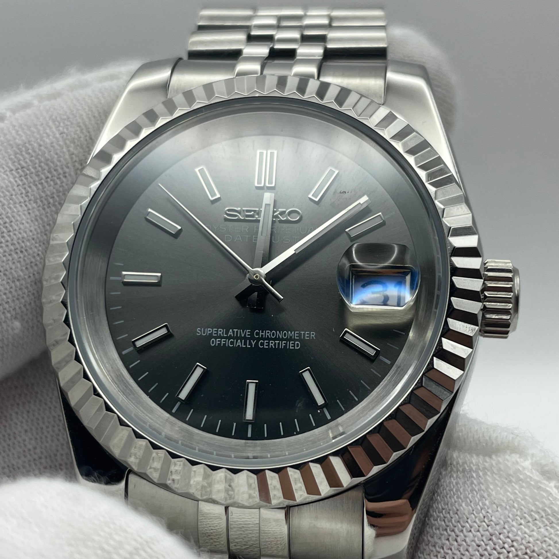 SeikoMod DateJust Noire - Yan Smode