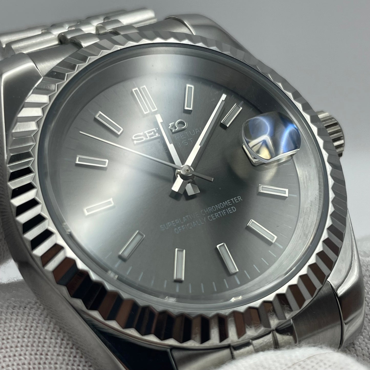 SeikoMod DateJust Noire - Yan Smode