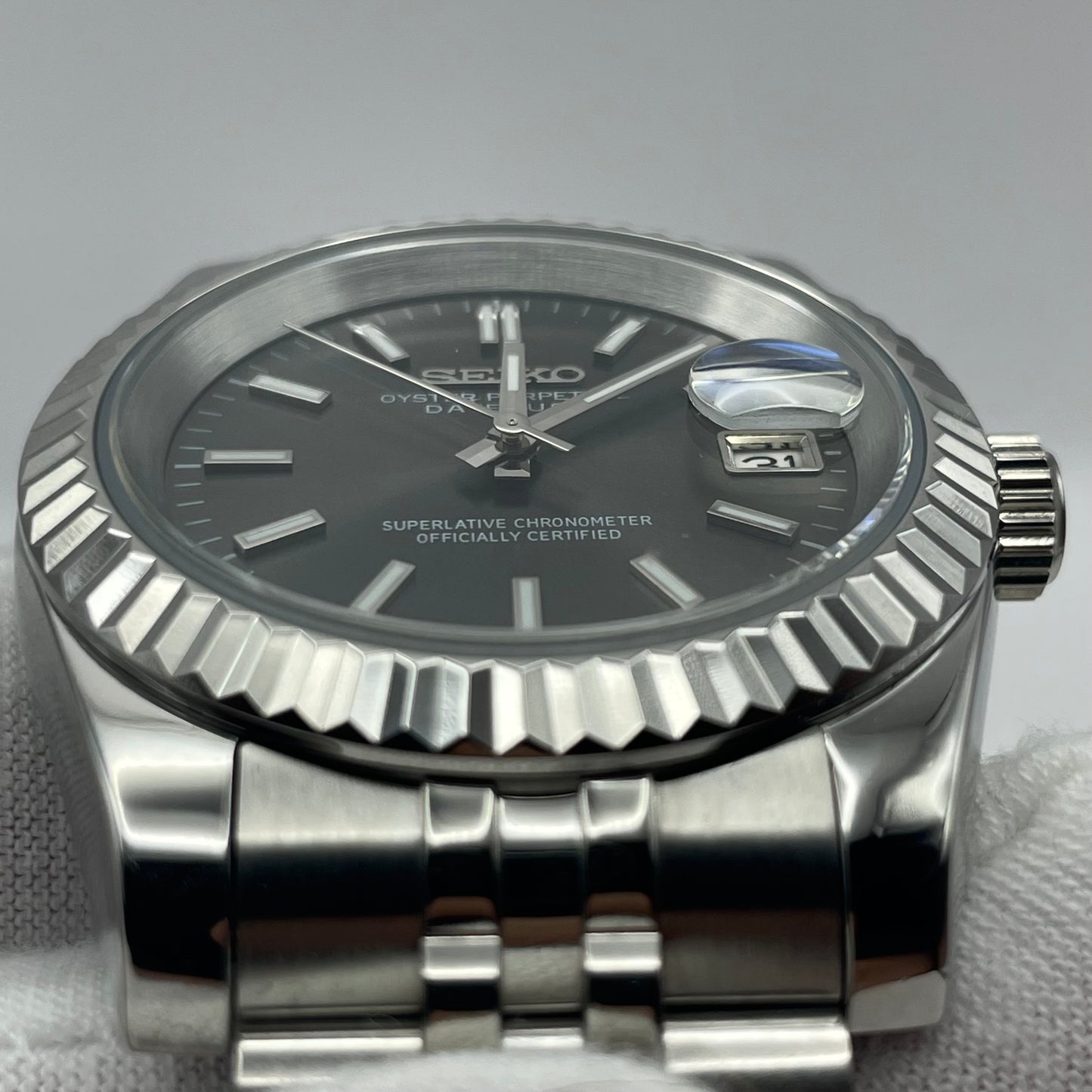 SeikoMod DateJust Noire - Yan Smode