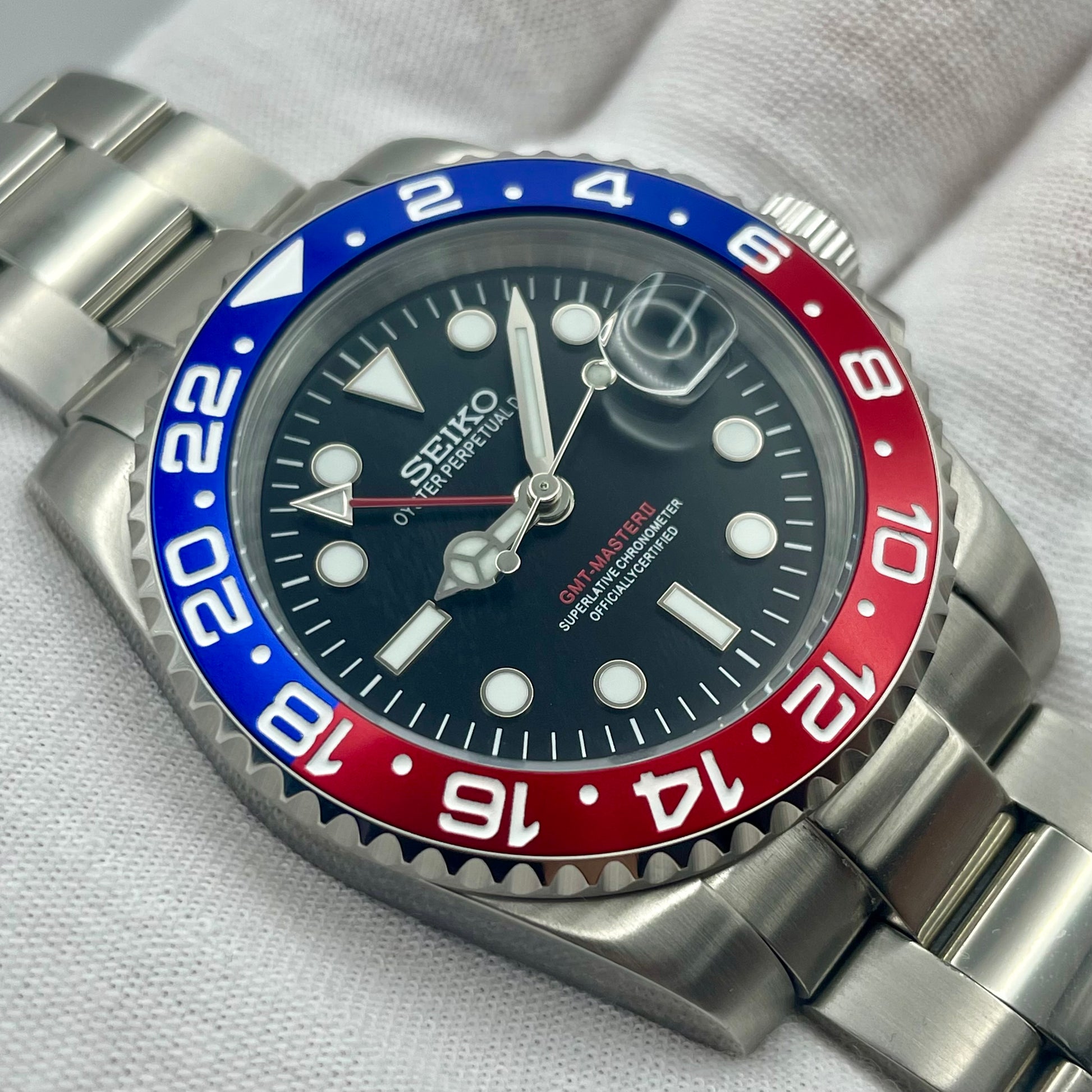 SeikoMod GMT Pepsi - Yan Smode