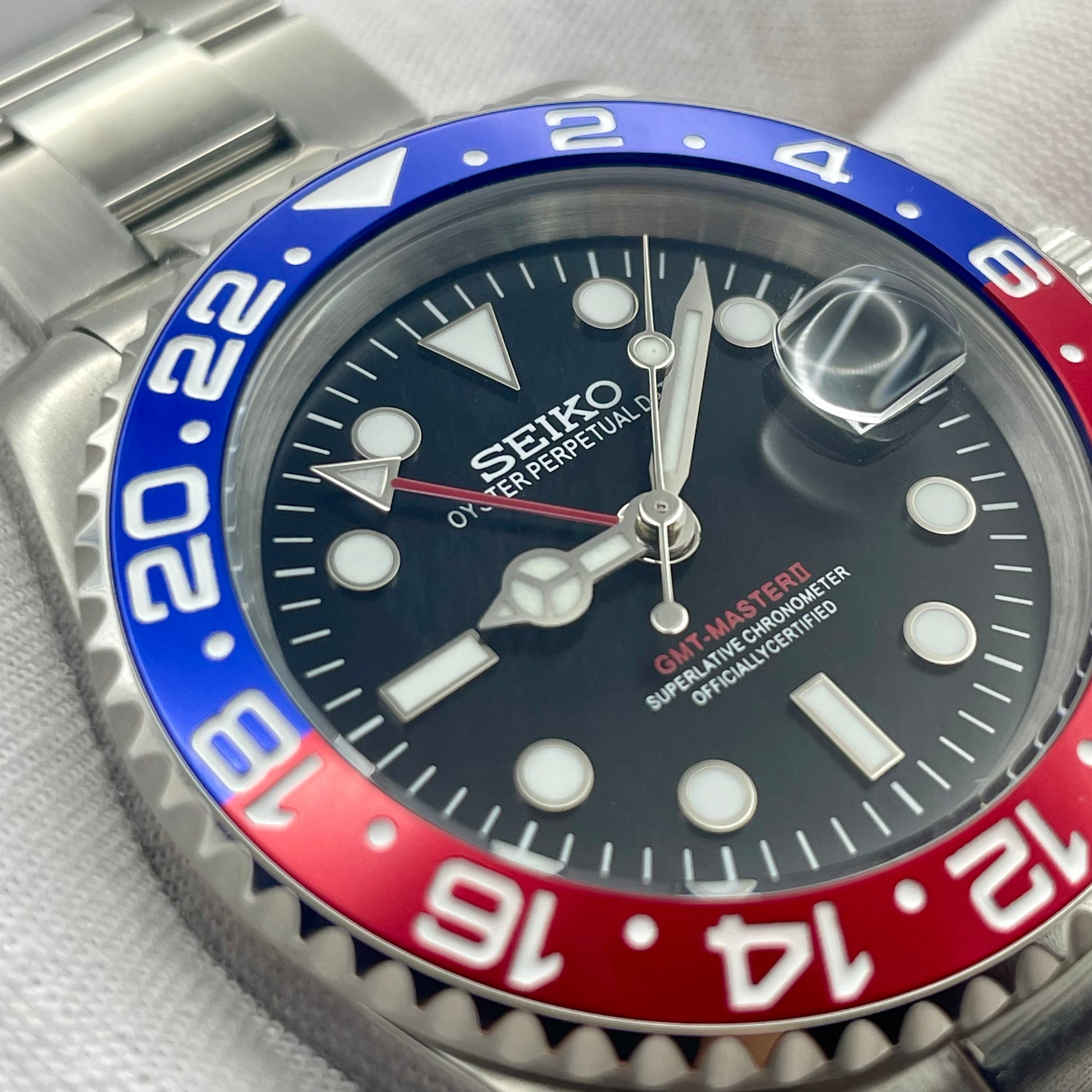 SeikoMod GMT Pepsi - Yan Smode